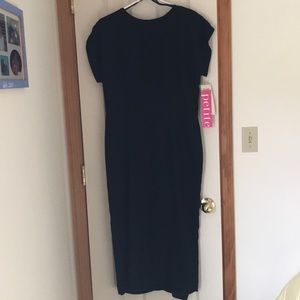 Karin Stevens black dress